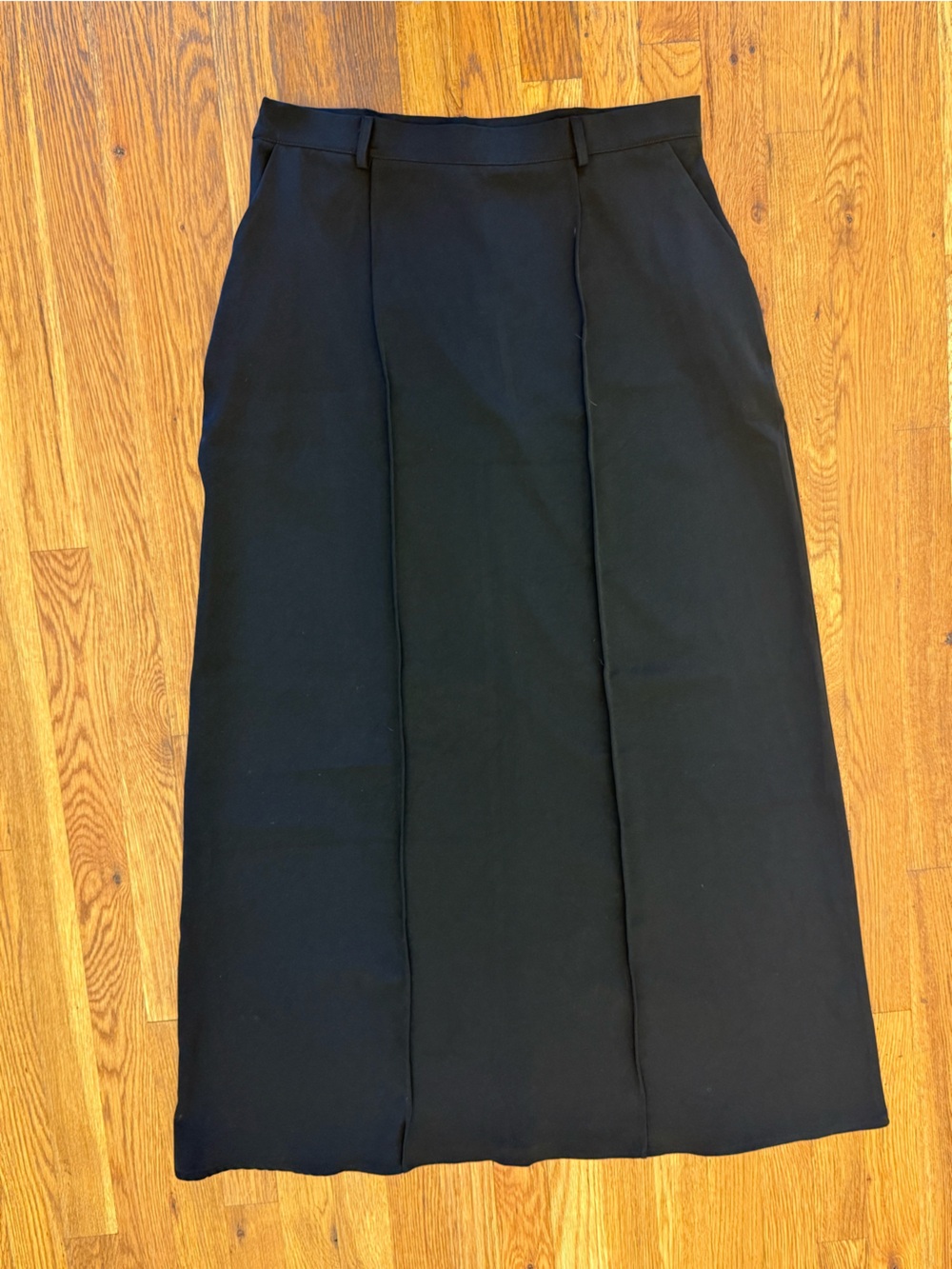 Black Maxi Skirt - Tailored Women's Long Skirt